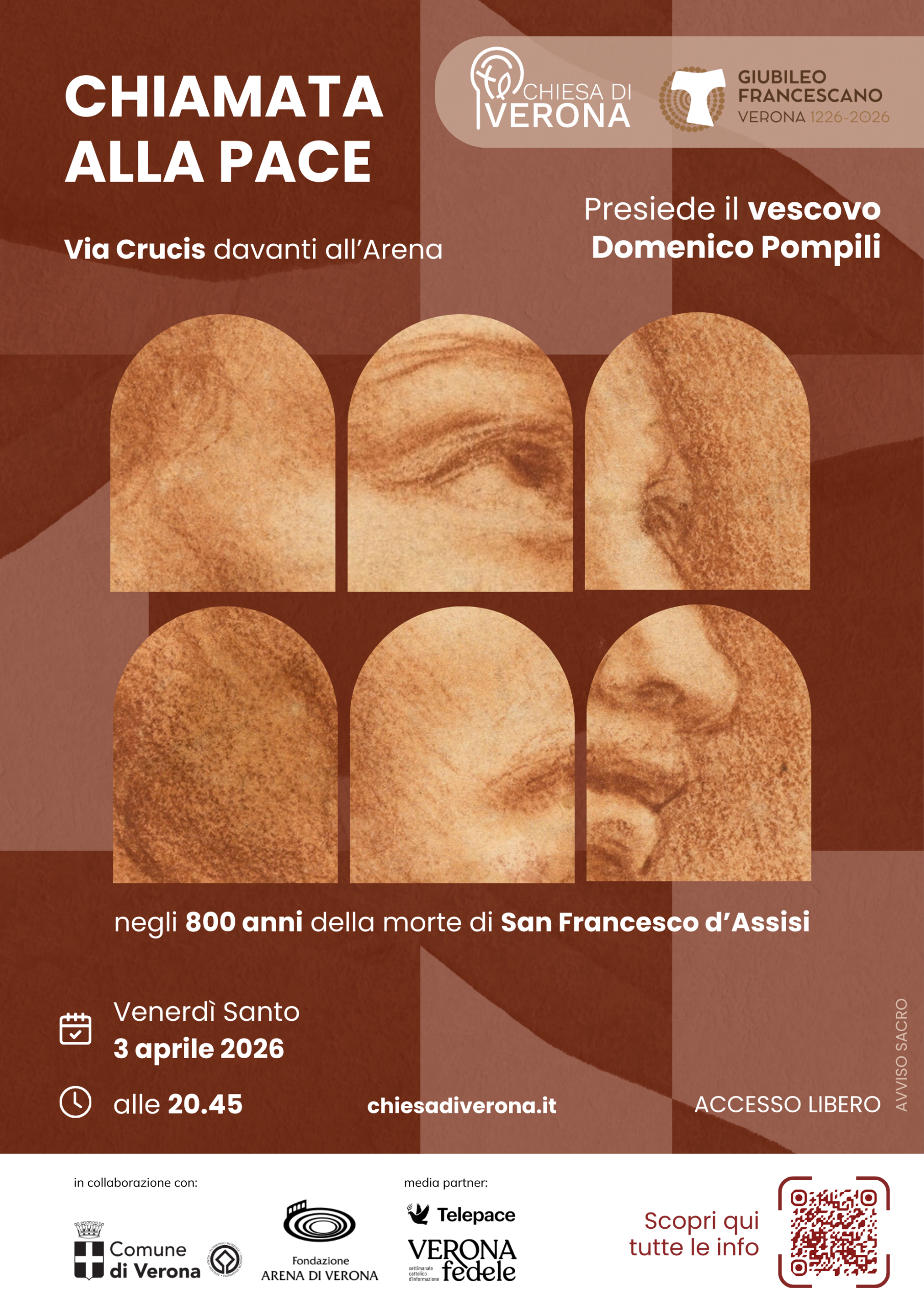 Chiamata alla pace 2026  – Via Crucis davanti all’Arena